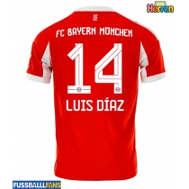 Bayern Munich Luis Diaz #14 Heimtrikot 2025-26 Kurzarm